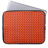 Orange Gemstone Pattern Laptopschutzhülle (Vorderseite)