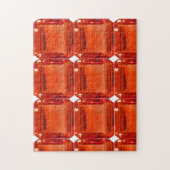 Orange Gemstone Pattern Puzzle (Vertikal)
