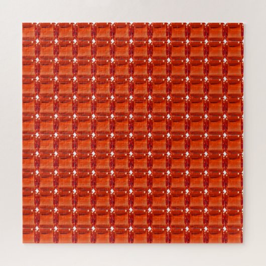 Orange Gemstone Pattern Puzzle (Horizontal)