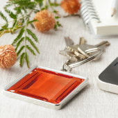 Orange Gemstone Pattern Schlüsselanhänger (Seite)