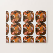 Orange Gemstone Puzzle (Horizontal)