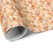 Orange Gemstones Geschenkpapier (Rolleneckpunkt)