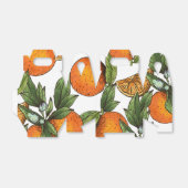 Orange Gemustert Geschenkschachtel (Ungefaltet)