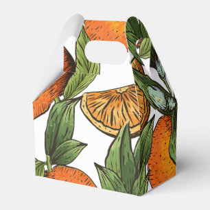 Orange Gemustert Geschenkschachtel