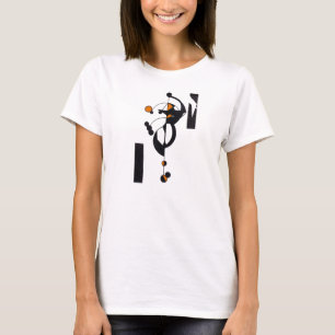Orange Geo Design Women's T - Shirt