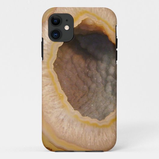 Orange Geode 3D iPhone 5 Fall Case-Mate iPhone Hülle (Rückseite)