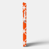 Orange Geometric Design Overlapping Circles Case-Mate iPhone Hülle (Rückseite / Links)