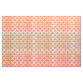 Orange Geometric Links Muster Stoff (Yard (91,4 cm))