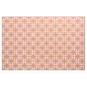 Orange Geometric Links Muster Stoff (Fat Quarter (45,7 x 55,9 cm))