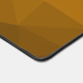 Orange Geometric Mesh Pattern Monogramm Schreibtischunterlage (Ecke)