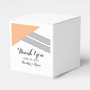 Orange Geometric Striver Bevorzugungsfelder Geschenkschachtel