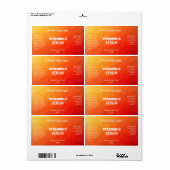 Orange Geometric Vitamin C Serumproduktmarken (Vorne)