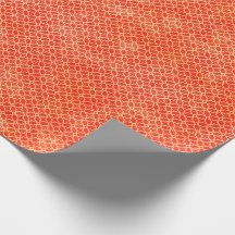 Orange geometrisches Muster