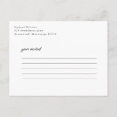 Orange Gerber Daisies Mason Jar Save the Date Ankündigungspostkarte (Rückseite)