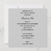 Orange Gerber Daisy Brautparty Einladung (Rückseite)