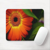 Orange Gerber Gänseblümchen Mousepad (Mit Mouse)