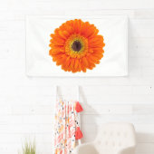 Orange Gerbera Daisy Banner (Insitu)