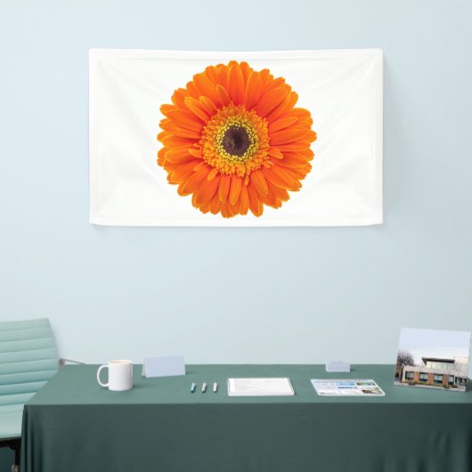 Orange Gerbera Daisy Banner (Messeveranstaltung)
