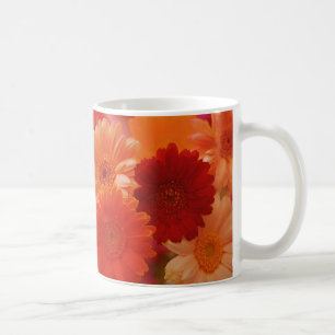 Orange Gerbera Daisy Blume Foto Art Café Kaffeetasse