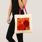 Orange Gerbera Daisy Blume Tragetaschen (Vorderseite (Produkt))