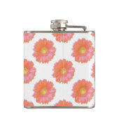 Orange gerbera daisy flachmann (Rückseite)