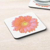 Orange gerbera daisy getränkeuntersetzer (Linke Seite)