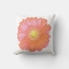 Orange gerbera daisy kissen