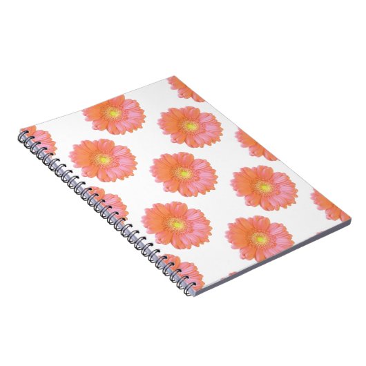 Orange gerbera daisy notizblock (Rechte Seite)