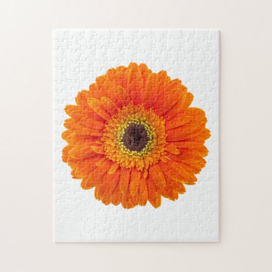 Orange Gerbera Daisy Puzzle (Vertikal)
