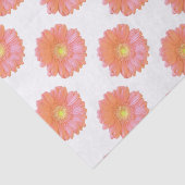 Orange gerbera daisy seidenpapier (Ausschnitt)
