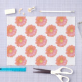 Orange gerbera daisy seidenpapier (Handwerk)