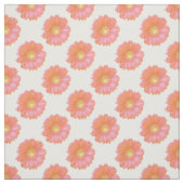 Orange gerbera daisy stoff (Muster)