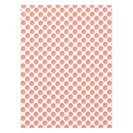 Orange gerbera daisy tischdecke (Vorderseite)