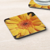 Orange Gerbera Untersetzer (Linke Seite)