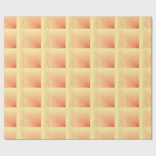 Orange Geschenkpapier (Flach)
