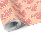 Orange Geschenkpapier (Rolleneckpunkt)
