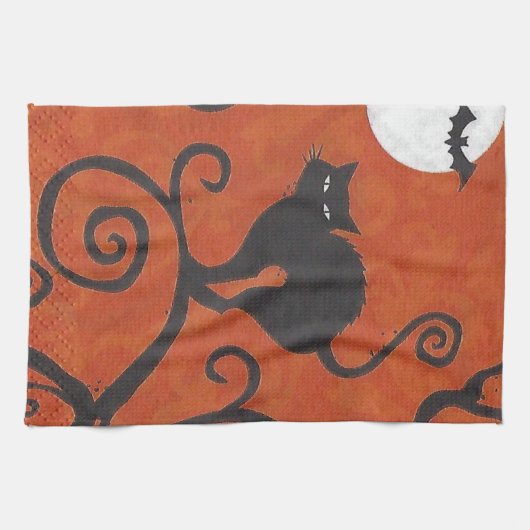 Orange Geschirrtuch (Horizontal)