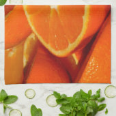 Orange Geschirrtuch 16" x 24" (Gefaltet)