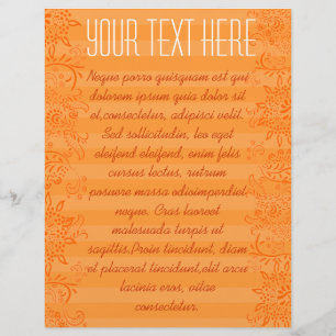 Orange gestreifter Swirled Flyer