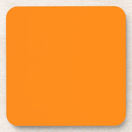 Orange Getränkeuntersetzer (Vorderseite)