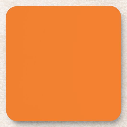 Orange Getränkeuntersetzer (Vorderseite)