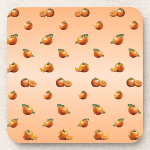Orange Getränkeuntersetzer