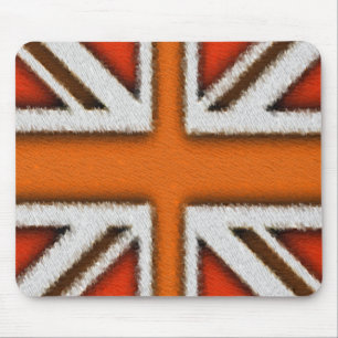 Orange Gewerkschafts-Jack Mousepad