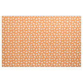 Orange Ghost Doodle Muster Stoff (Fat Quarter (45,7 x 55,9 cm))