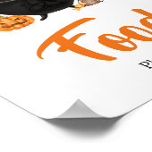 Orange Ghost Halloween Baby ist das Brechen von Le Poster (Ecke)