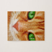 ORANGE GINGER CAT KITTEN PUZZZLE PUZZLE (Horizontal)