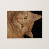 ORANGE GINGER TABBY CAT JIGSAW PUZZLE (Horizontal)