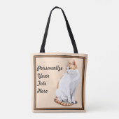 Orange Ginger und White Cat Personalisiert Tasche (Rückseite)