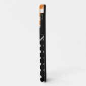 Orange Gingham Black Polka Dot iPhone 5 Fall Case-Mate iPhone Hülle (Hinten/Links)