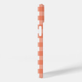 Orange Gingham Case-Mate iPhone Hülle (Rückseite / Rechts)